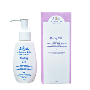 Baby Oil 100ml | A Tapir's Tale Baby Skincare