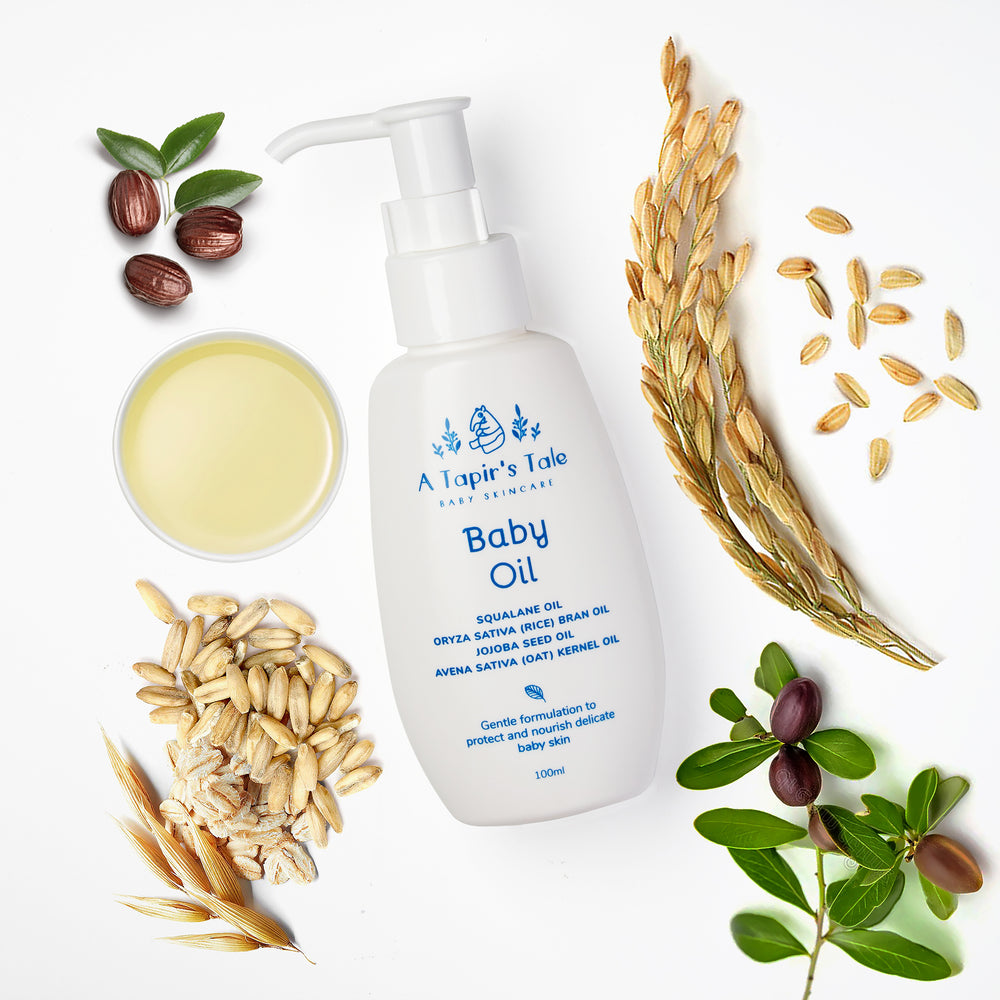 Baby Oil 100ml | A Tapir's Tale Baby Skincare